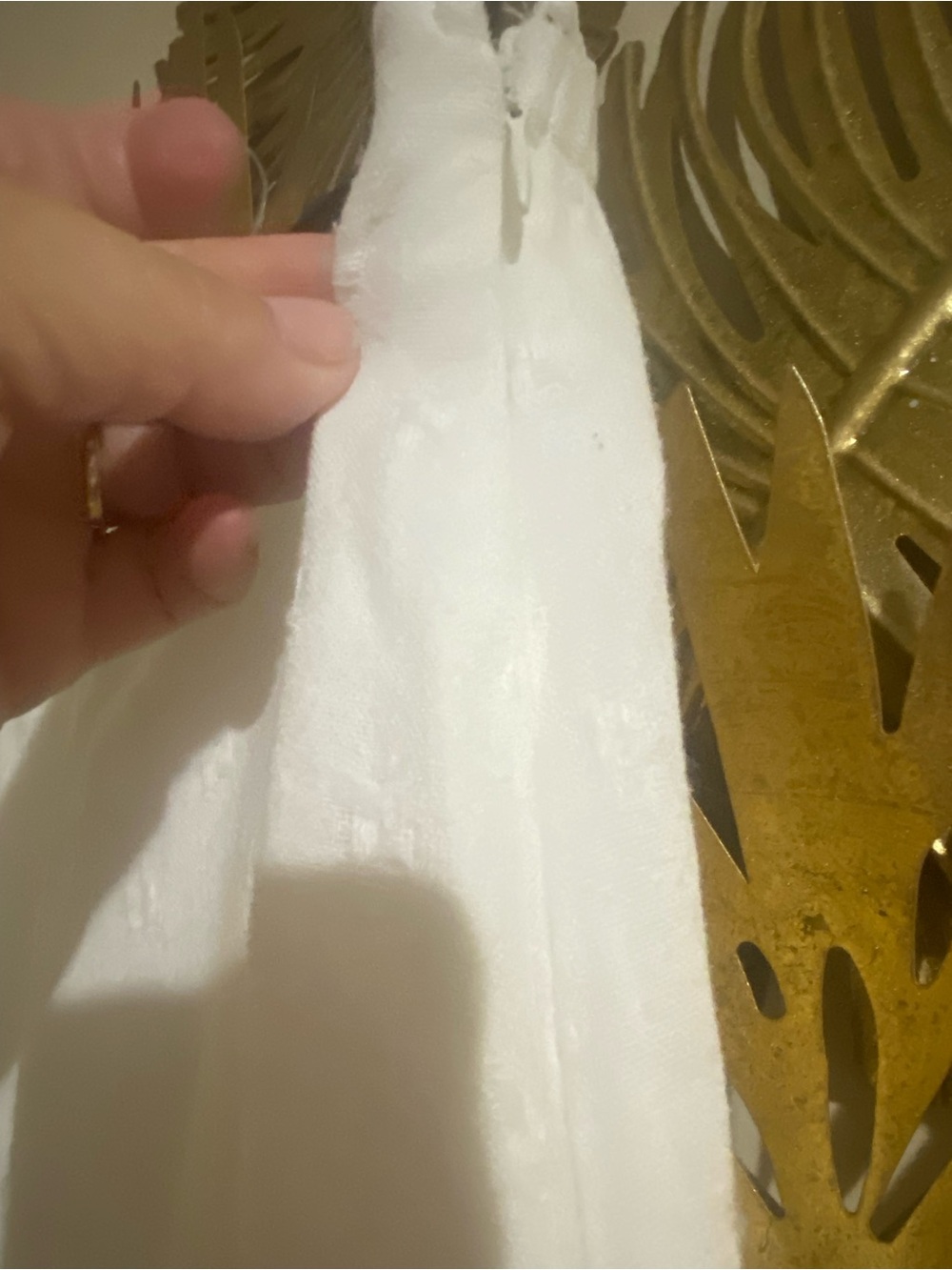 Sienna Sky White Maxi Skirt - Clean A-Line Silhouette - Picture 3 of 5